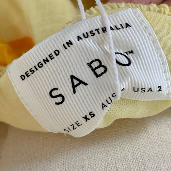 🍋 SABO Astyn Dress in Amalfi Citrus Lemons Oranges Fruit Print Yellow Sundress - Picture 15 of 16